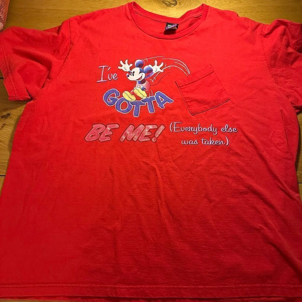 Vintage Disney unlimited Mickey I gotta be me t shirt 22w/24w